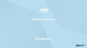 Nardi vs. Alcaraz Prediction at the Western & Southern Open – Wednesday, August 13