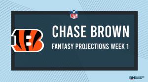 Chase Brown Fantasy Week 1: Projections vs. Browns, Points and Stats, Start or Sit