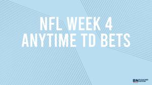 NFL Week 4 Anytime Touchdown Scorer Prop Bet & Odds