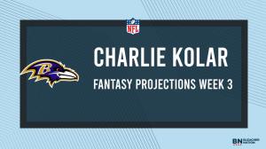Charlie Kolar Fantasy Week 3: Projections vs. Lions, Points and Stats, Start or Sit