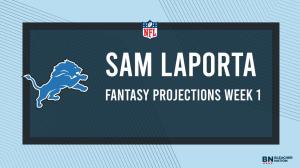 Sam LaPorta Fantasy Week 1: Projections vs. Packers, Points and Stats, Start or Sit