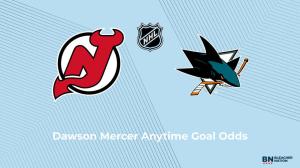 Will Dawson Mercer Score a Goal vs. the San Jose Sharks on October 30?