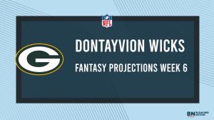 Dontayvion Wicks Fantasy Week 6: Projections vs. Bengals, Points and Stats, Start or Sit