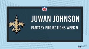 Juwan Johnson Fantasy Week 9: Projections vs. Rams, Points and Stats, Start or Sit