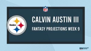 Calvin Austin III Fantasy Week 9: Projections vs. Colts, Points and Stats, Start or Sit