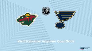 Will Kirill Kaprizov Score a Goal vs. the St. Louis Blues on October 9?
