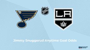 Will Jimmy Snuggerud Score a Goal vs. the Los Angeles Kings on October 21?