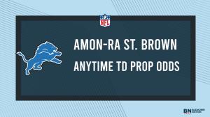 Amon-Ra St. Brown Player Props Week 7: Anytime TD Props and Odds vs. the Buccaneers
