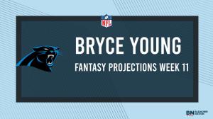 Bryce Young Fantasy Week 11: Projections vs. Falcons, Points and Stats, Start or Sit