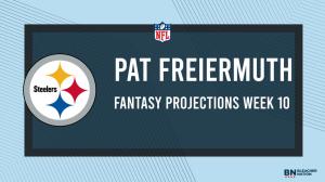 Pat Freiermuth Fantasy Week 10: Projections vs. Chargers, Points and Stats, Start or Sit