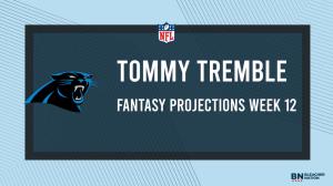 Tommy Tremble Fantasy Week 12: Projections vs. 49ers, Points and Stats, Start or Sit
