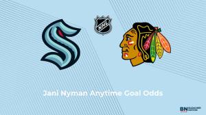 Will Jani Nyman Score a Goal vs. the Chicago Blackhawks on November 3?