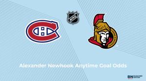 Will Alexander Newhook Score a Goal vs. the Ottawa Senators on November 1?