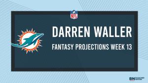 Darren Waller Fantasy Week 13: Projections vs. Saints, Points and Stats, Start or Sit