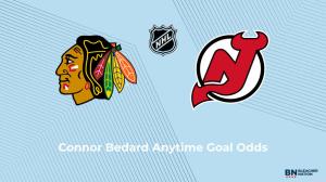 Will Connor Bedard Score a Goal vs. the New Jersey Devils on November 12?
