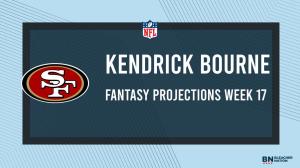 Kendrick Bourne Fantasy Week 17: Projections vs. Bears, Points and Stats, Start or Sit