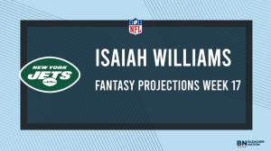 Isaiah Williams Fantasy Week 17: Projections vs. Patriots, Points and Stats, Start or Sit