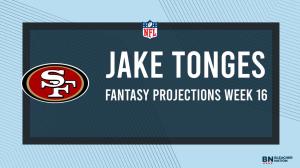 Jake Tonges Fantasy Week 16: Projections vs. Colts, Points and Stats, Start or Sit