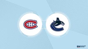 Canadiens vs. Canucks Prediction: Live Odds, Stats, History and Picks – Monday, January 12, 2026