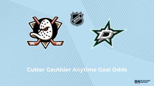 Will Cutter Gauthier Score a Goal vs. the Dallas Stars on January 13?