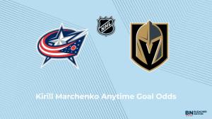 Will Kirill Marchenko Score a Goal vs. the Vegas Golden Knights on January 8?