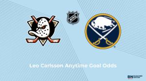 Will Leo Carlsson Score a Goal vs. the Buffalo Sabres on March 22?