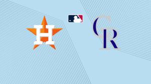 Astros vs. Rockies: Start Time, Streaming Live, TV Channel, How to Watch