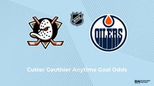 Will Cutter Gauthier Score a Goal vs. the Edmonton Oilers on April 22?