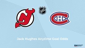 Will Jack Hughes Score a Goal vs. the Montreal Canadiens on April 5?