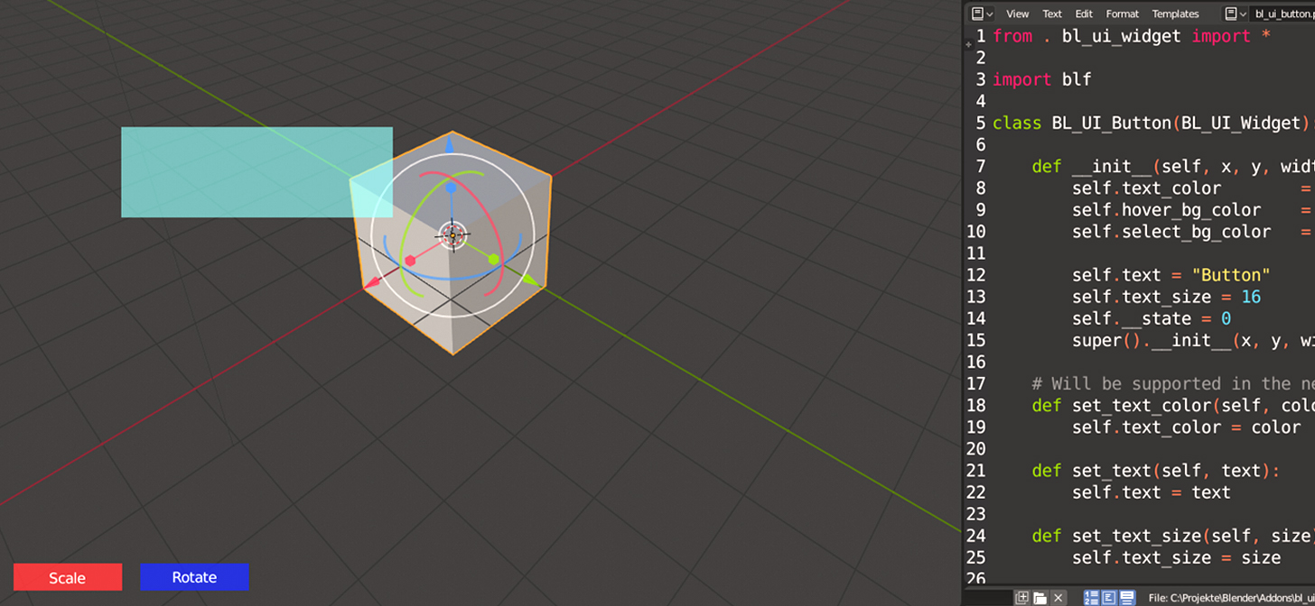 Blender 2 8 Ui Widgets Addon Blendernation
