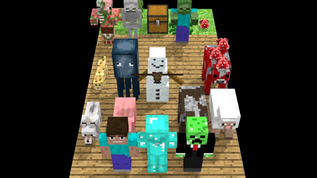 images Hostile Real Life Minecraft Mobs blend swap