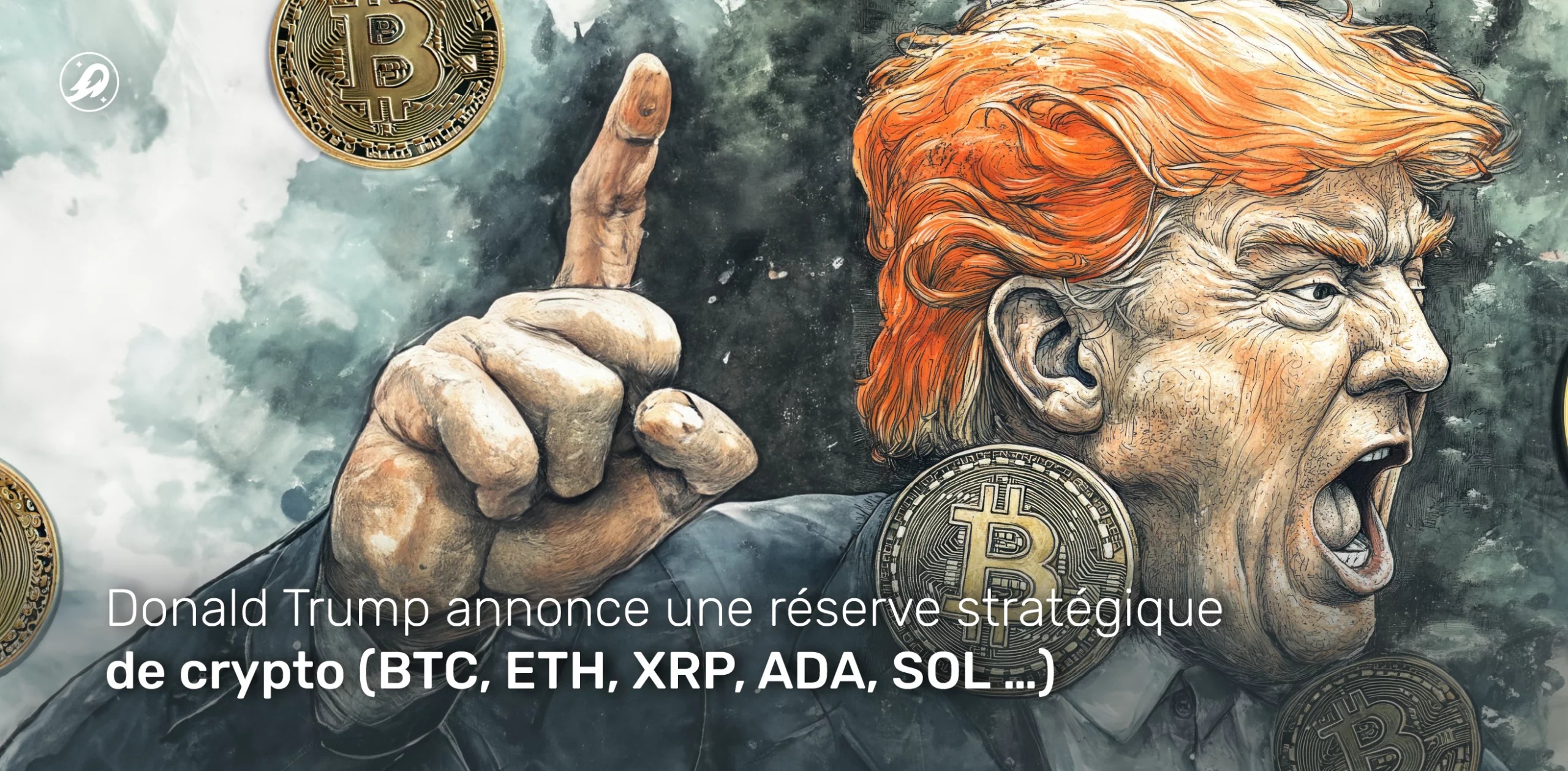 Donald Trump annonce une réserve stratégique de crypto (BTC, ETH, XRP, ADA, SOL …)