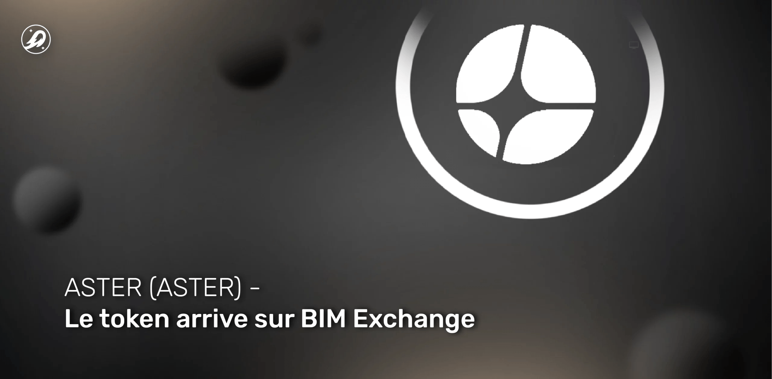 ASTER (ASTER) - le token arrive sur BIM Exchange