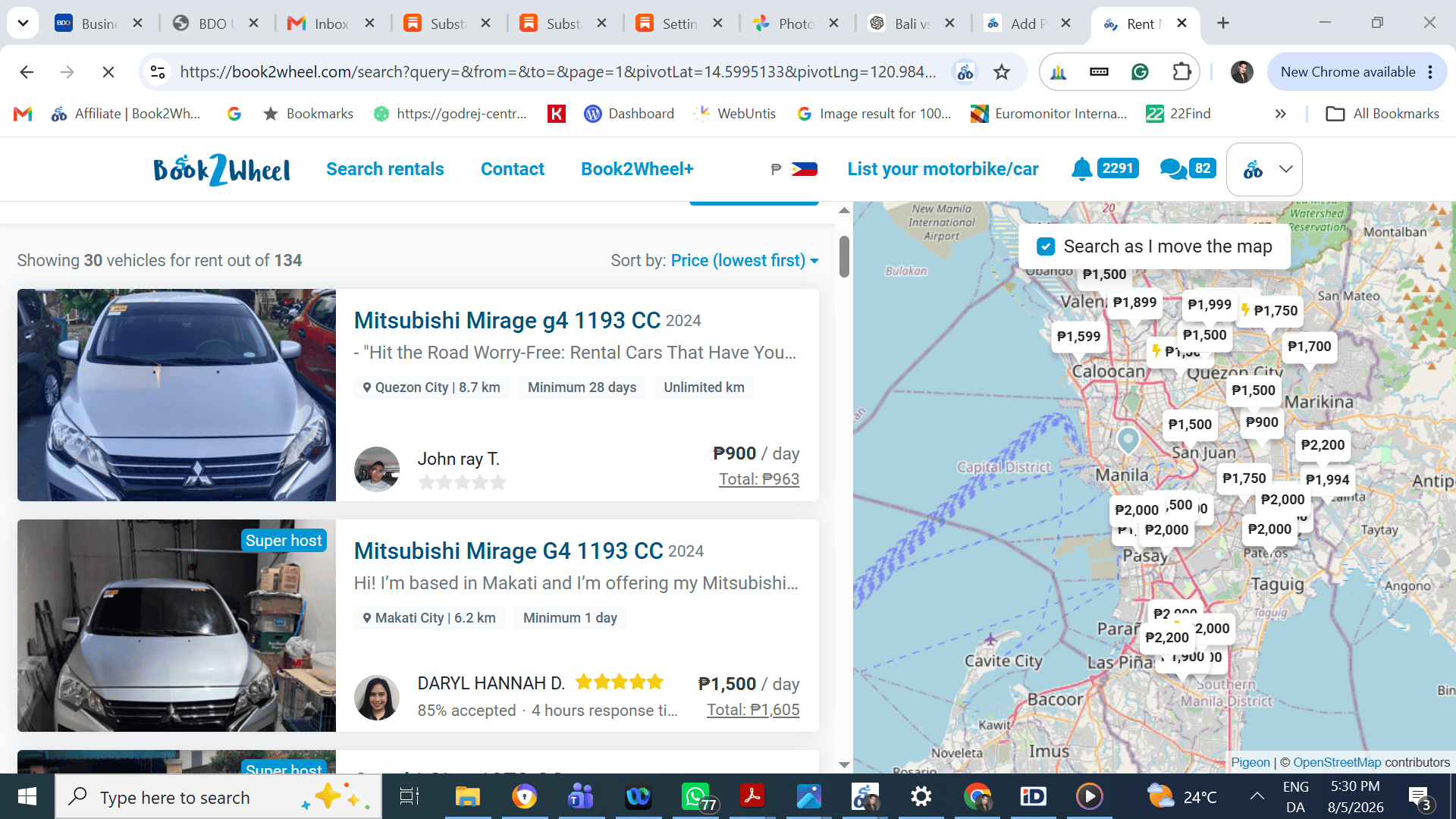 Car rental Manila