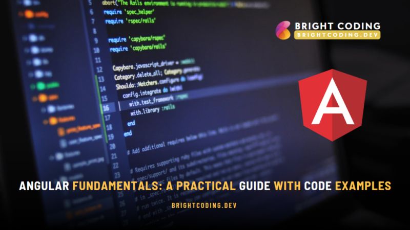 Angular Fundamentals A Practical Guide With Code Examples Bright - Vintage Arts - Elegant 4K Collection