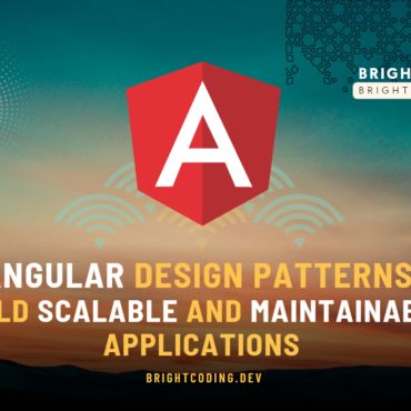 Angular Design Patterns Build Scalable And Maintainable Applications Bright Coding Blog - Geometric Illustration Collection - Retina Quality
