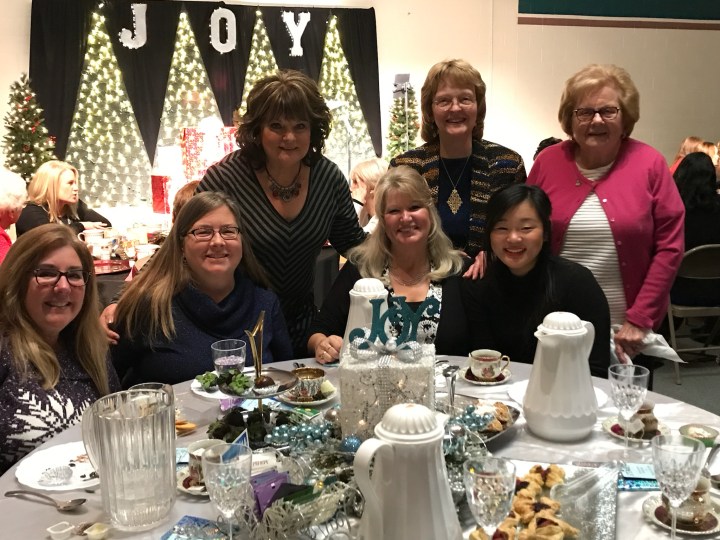Ladies at a Christmas Tea