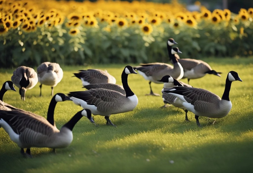 Can Canadian Geese Eat Sunflower Seeds