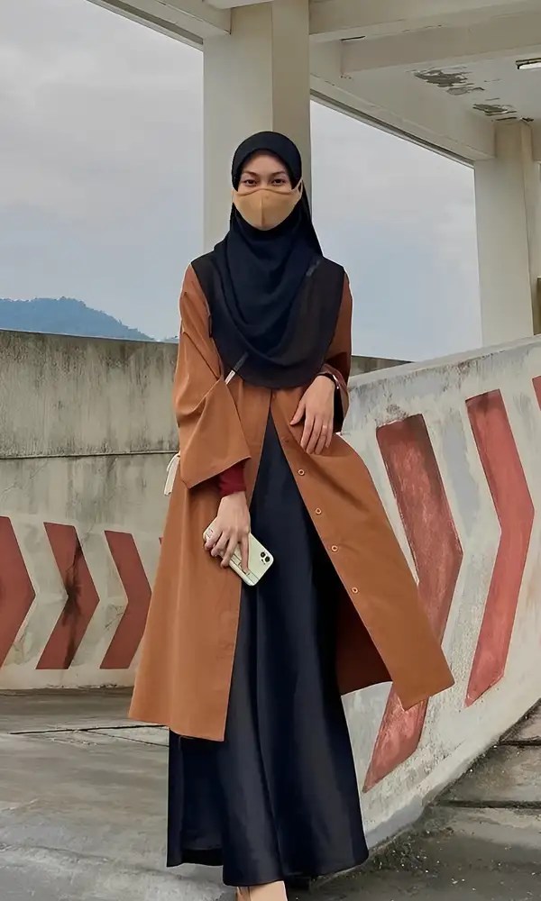 Gamis Terakota Cocok Dengan Jilbab Warna Apa ? 1 Gamis Terakota Cocok Dengan Jilbab Warna Apa