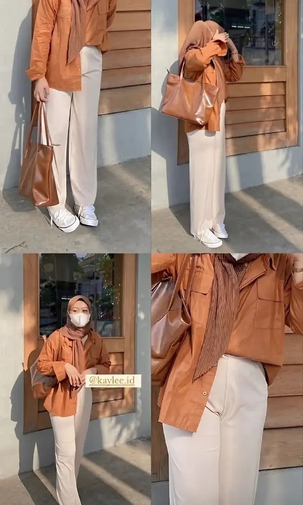 Gamis Terakota Cocok Dengan Jilbab Warna Apa