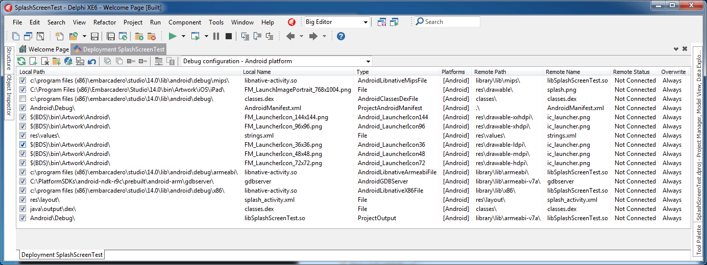 Creating A Splash Screen For Delphi Xe6 Android Apps