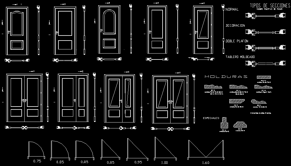 Bloques Autocad Gratis De Carpinteria Interior De Madera