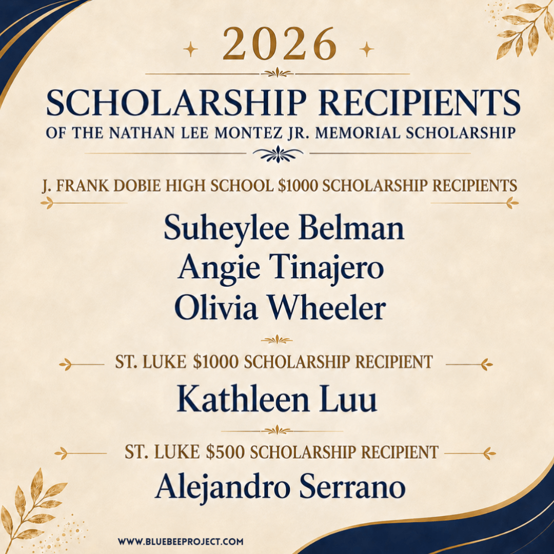 2026 Blue Bee Project scholarship recipient
