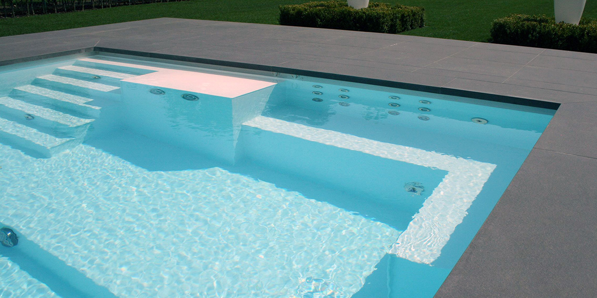 Coque De Piscine 4x3m Polyester A Fond Plat