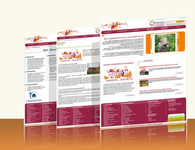 Ces logements, les bénéficiaires assurent . Association Clos Du Nid Creation Site Internet Agence Web Lozere