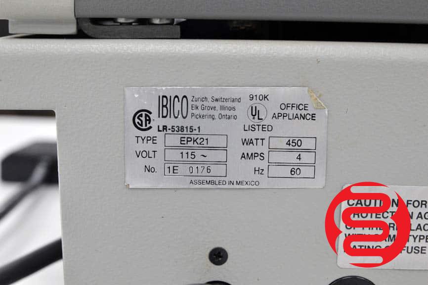 Ibico EPK-21 Electric Punch Binding Machine | Boggs Equipment