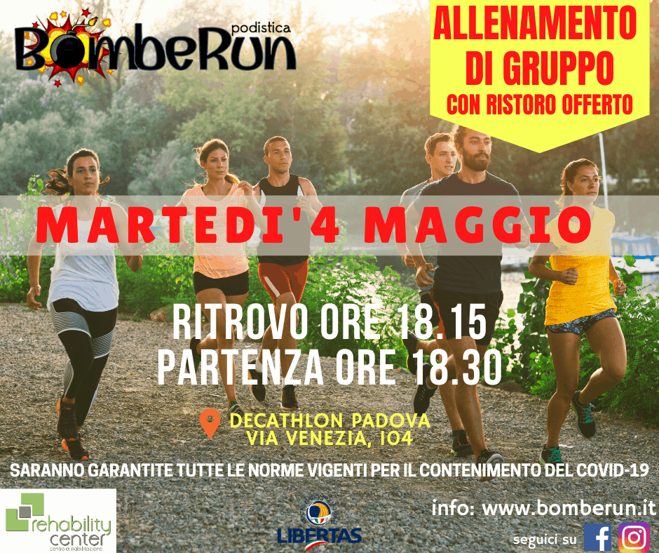 Riprendiamo gli Allenamenti di gruppo