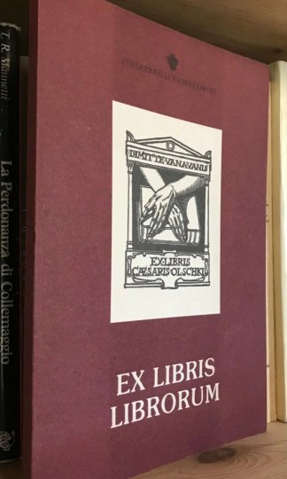 Ex libris librorum Fondazione Luigi Berlusconi catalogo 1993