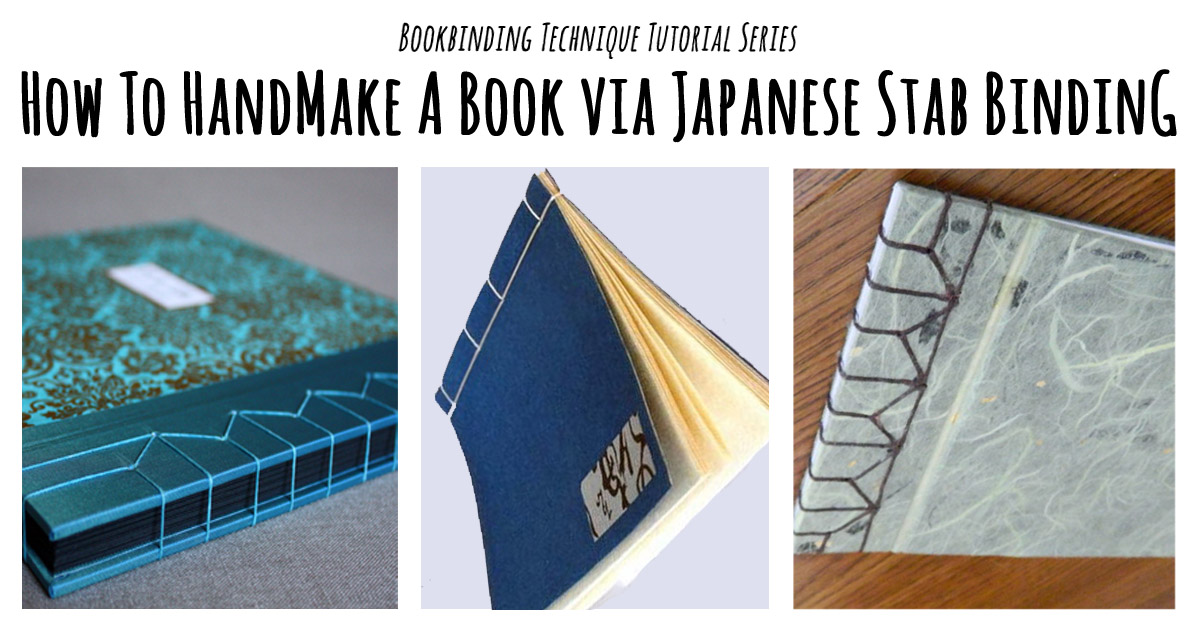 Japanese Stab Binding Tutorial Bookbinding Singapore