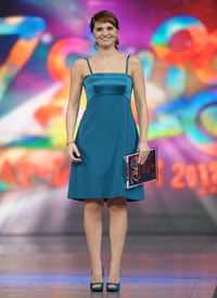 Paola Cortellesi valletta soubrette a Zelig Paola Cortellesi